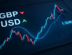 GBP/USD Terkoreksi Menjelang Data Ekonomi Inggris dan Pidato Powell
