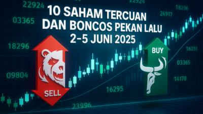 Bedah Market: 10 Saham Tercuan dan Boncos 2-5 Juni 2025