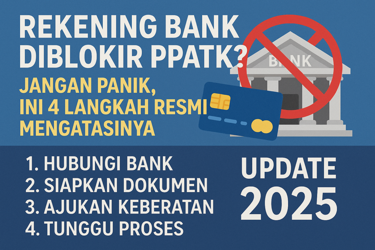 Rekening Bank Diblokir PPATK? Jangan Panik, Ini 4 Langkah Resmi Mengatasinya (Update 2025)